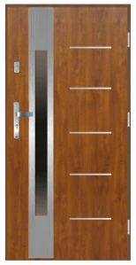 Exteriérové dvere - Poľské vonkajšie dvere dvojité -leaf 131 cm