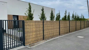 Tienace, krycie pásy na plot - Tieňové mesh Brown Mat 1,2x30m 95% 200 g