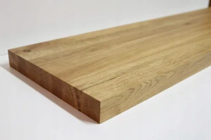 Masívny dubový schodiskový stupeň 1 000 × 300 × 40 mm