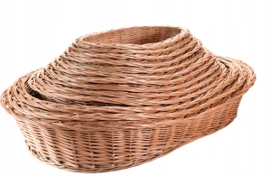 Odpočivadlo pre mačky - Prútené zvierací palubné kreslo, brlohu, vankúš