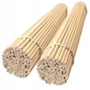 Stroj na cukrovú vatu - Cukrová bavlnená vlna tyčinky 30 cm 200 ks okrúhle buk