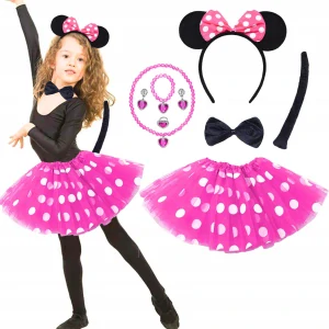 Dievčenský kostým - Kostým z kostýmu Minnie Mouse sukňa prejde 7ks