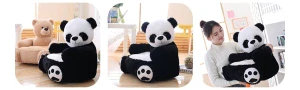Detské kreslo - Detské kreslo na kreslo Plush Panda Sofa sedadlo