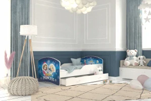 Jednolôžková posteľ pre deti - Detská nástenná lampa pod LED 5 farbami