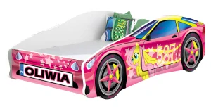 Jednolôžková posteľ pre deti - ACMA Bed CAR 140x70 matrac ACMA AUTO