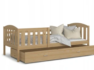 Jednolôžková posteľ pre deti - Detská posteľ 160x80 + matrace zásuvky Winnie P