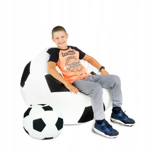 Sedací vak pre deti - Futbalová Pouf Pouf Bag xxl kresla 100 cm+ zadarmo