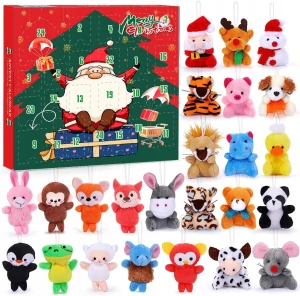 Adventný kalendár - Darčeková plyšová bábika z adventného kalendára