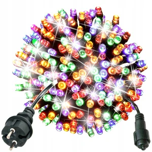 Vianočné svetielka - 1000 LED svetiel na vianočný stromček FLASH Šnúra na vianočný stromček VIANOČNÝ STROMČEK VON/INTER