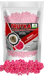 Rodenticídne granuly s bromadiolónom pre myši a potkany – 1 kg