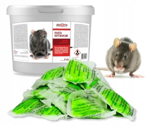 Nástraha na myši a potkany - JED PRE POKRKANY MYŠI HLODAČE SILNÁ PASTA 3KG