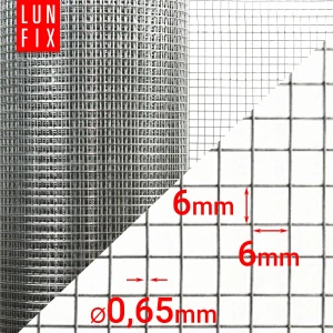 Nástraha na myši a potkany - Galvanická hlodavná sieť 6 mm drôt 0,65 mm 1 m
