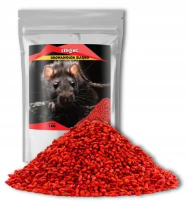 Nástraha na myši a potkany - SILNÝ obilný jed pre MYŠI a POKRKANY 1 kg