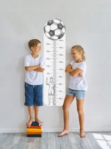 Meter na meranie výšky detí - Tabuľka výšok pre detský futbal