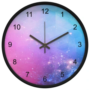 Detské hodiny do izby - Moderné nástenné hodiny 'Galaxy' s hodinami
