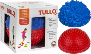 Fitness disk - Tullo senzorické hemisféry pre cvičenia a masírovanie 2 ks