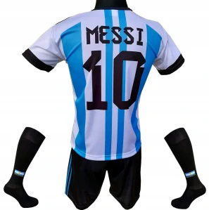 Basketbalová súprava - Futbalová sada Messi Argentína T -shirt + Shorts + Gaiters 134 cm