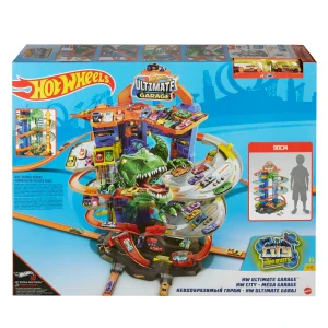 Garáž na autíčka - Mattel GJL14 Hot Wheels City T-Rex Garáž