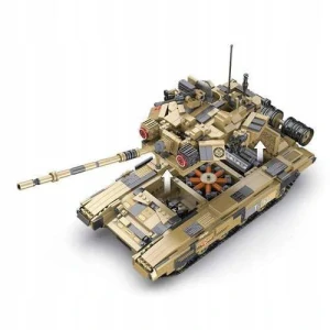 Stavebnica, slamky - Tzada na diaľku ovládal tank T-90 Tank T-90