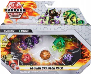 Rozprávková figúrka - Bakugan Geogan Rising 5 figures Arachnia Amprog