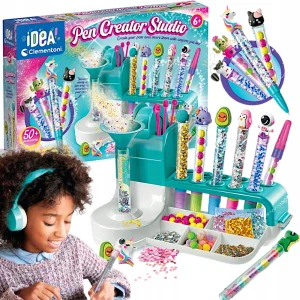 Kreatívna sada - SÚPRAVA KREATÍVNEHO UMENIA PEN FACTORY ŠTÚDIUM DIY PEN CREATOR STUDIO CLEMENTONI