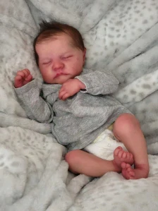 Zberateľská bábika - Silikónová bábika Reborn Doll 48 cm Table Bying