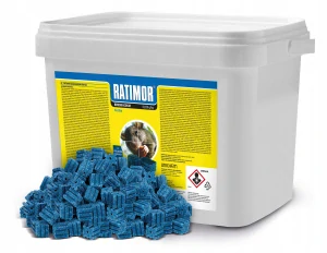 Repelent, plašič pre zvieratá - SILNÝ JED PRE MYŠI PROTI MYŠI RATIMOR CUBE 3KG