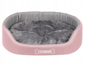 Lehátko, pelech pre psa - Lovedog nepremokavý lak, M 60x50 Pink