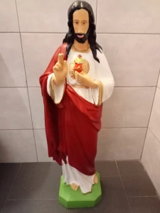 Záhradná figúrka - Figúrka Srdce Pána Ježiša 80 cm