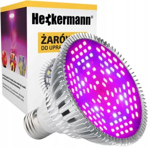 Lampa na pestovanie raslín - Heckermann 80 W GROW žiarovka na pestovanie rastlín