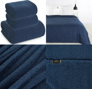 Prikrývka - SARA HOME prehoz polyester 210 cm x 170 cm béžová, čierna, krémová, odtiene modrej, odtiene zelenej, strieborná