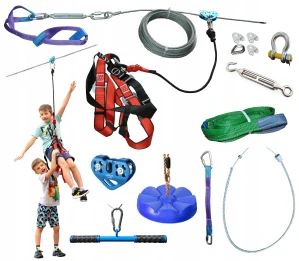 Súprava na zipline MetalmexInstal MT70 s oceľovým lanom 70 m