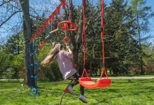 Prenosný lanový park GWD Trade KID-PPL-01