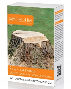 Mycélium na rozklad kmeňov stromov a kompostovanie Mycélium 0,6 l