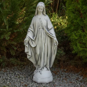 Betónová záhradná socha Panny Márie, 62 cm