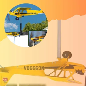 Záhradné lietadlo Piper J3 Cub korouhvička - veľká