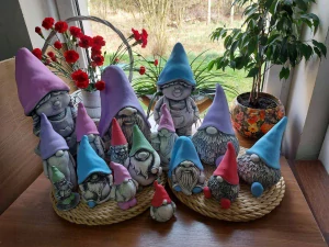 OMIETKY TRWARFS GARDEN škriatkovia škriatkovia XXL SET