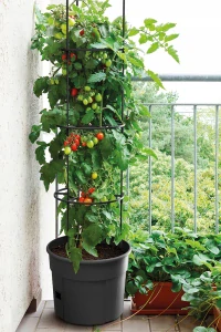 Prosperplast kvetináč 39,5 cm x 39,5 x 153 cm priemer 39,5 cm plastový čierny