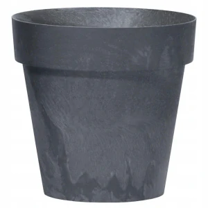 Kvetináč Prosperplast 30 cm x 30 x 26,6 cm priemer 30 cm plast odtiene sivej a striebornej