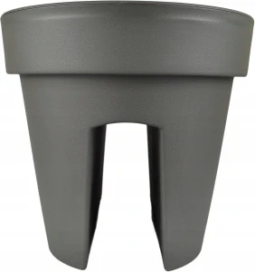 Kvetináč Prosperplast 39,6 cm x 26,6 x 25 cm priemer 39,5 cm plast odtiene sivej a striebornej