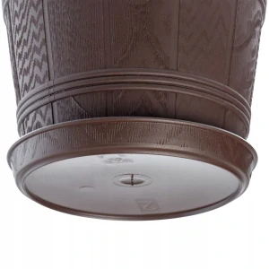Kadax kvetináč 21 cm x 26 x 22,5 cm priemer 26 cm plastové odtiene hnedej a béžovej