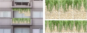 Krásne vonkajšie balkónové rolety, rozmery 55x150
