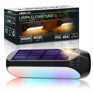 Solárna lampa LED-lux, čierna, 5 cm, 1 ks.