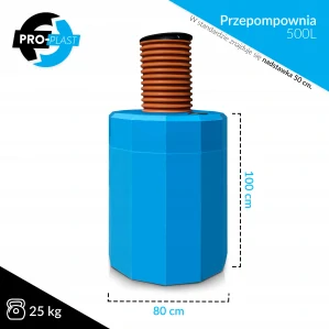 Plastový septik 500 l