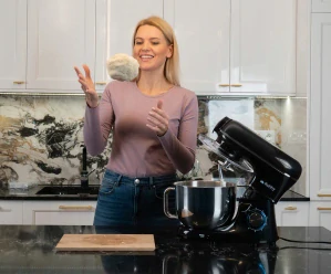 Ruhhy planetárny kuchynský robot s mixérom 2200 W, čierny