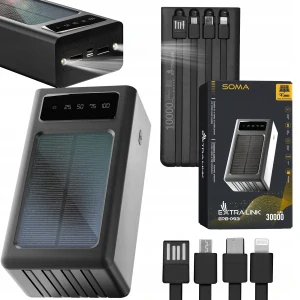Powerbanka Extralink 30000 mAh čierna