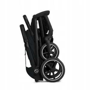 CYBEX kočík do 22 kg BEEZY Moon Black + CARETERO univerzálna fólia na kočík