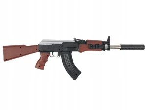 Puška GULOVÁ ZBRAŇ AK47 ASG IMITÁCIA 6MM GUĽOVÁ ZBRAŇ REPLIKA + Guľôčky pre Mat K-800T pištoľ 6 mm 800 guľôčok