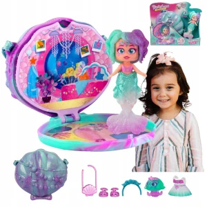 KOOKYLOOS MERMAID PEARL MERMAID BÁBIKA TAŠKA NA POSTAVU DARČEKOVÝ SET