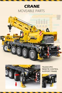 Mold king Technic RC motorizovaný mobilný žeriavový vozík